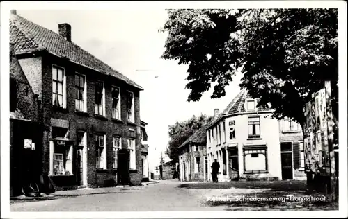 Ak Kethel Schiedam Südholland, Schiedamseweg, Dorpsstraat