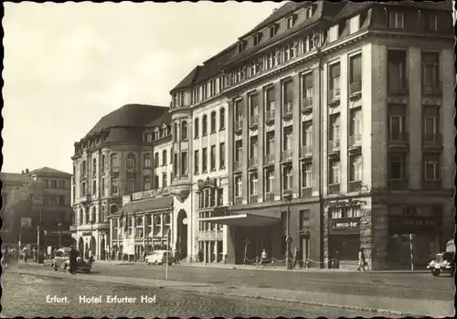 Ak Erfurt in Thüringen, Hotel Erfurter Hof, Mocca Bar