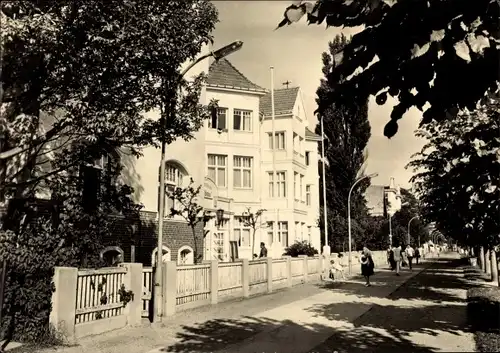 Ak Ostseebad Bansin Heringsdorf auf Usedom, FDGB Erholungsheim Aufbau