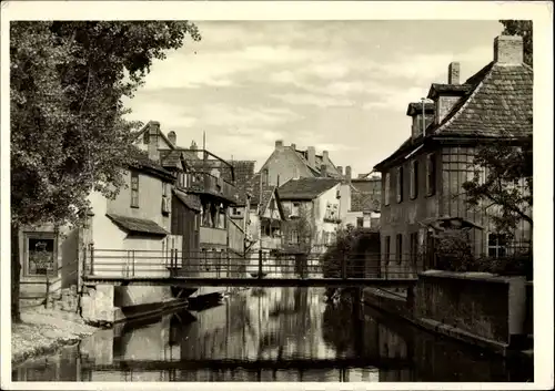 Foto Ak Erfurt in Thüringen, Altstadtpartie