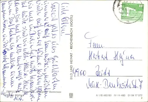 Ak Mellensee in Brandenburg, Haus am See, Seeufer