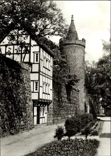 Ak Neubrandenburg in Mecklenburg, Stadtmauer mit Wiekhaus und Mönchtum