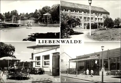 Ak Liebenwalde in Brandenburg, Mühlensee, Werner-Seelenbinder-Oberschule, Zehdenicker Straße