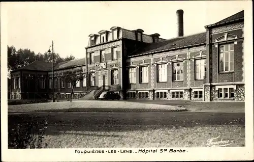 Ak Fouquières lès Lens Pas de Calais, Krankenhaus Ste Barbe