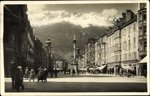 Foto Ak Innsbruck Tirol, Maria Theresienstraße
