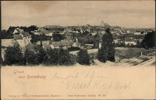 Ak Ronneburg in Thüringen, Gesamtansicht