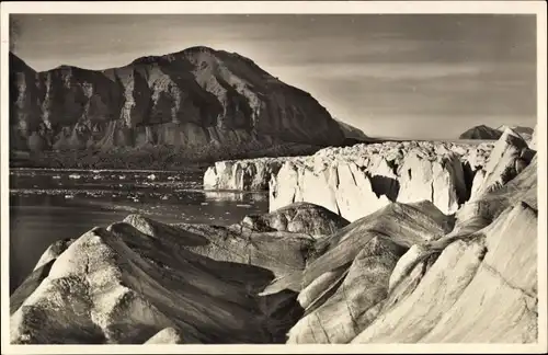 Ak Svalbard Spitzbergen Norwegen, Tempelbucht von Post-Gletscher