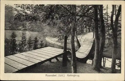 Ak Rozendaal Gelderland Niederlande, Kettingbrug