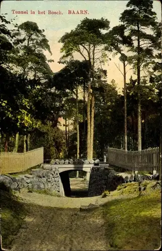 Ak Baarn Utrecht Niederlande, Tunnel in het Bosch