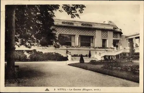 Ak Vittel Lothringen Vosges, Le Casino