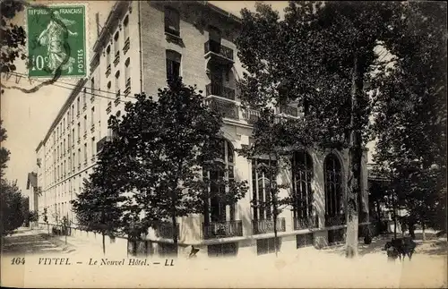 Ak Vittel Lothringen Vosges, Le Nouvel Hôtel