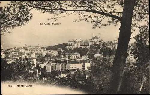 Ak Monte-Carlo Monaco, Französische Riviera