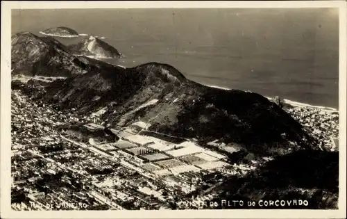 Ak Rio de Janeiro Brasilien, Vista do alto do Corcovado