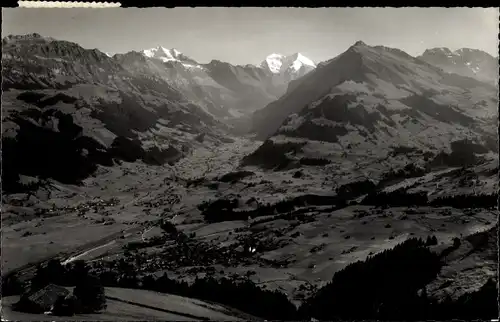 Ak Frutigen Kanton Bern, Blick von Üblenberg