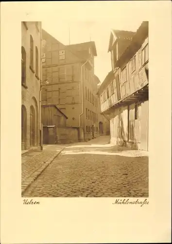 Ak Uelzen in Niedersachsen, Mühlenstraße