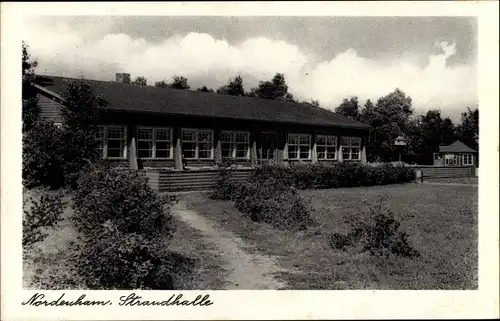 Ak Nordenham in Oldenburg Niedersachsen, Strandhalle