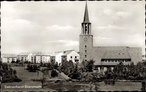 Ak Düsternort Delmenhorst in Oldenburg, Kirche