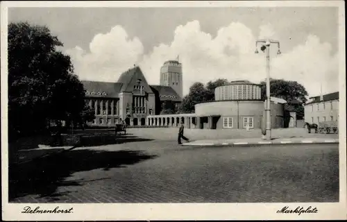 Ak Delmenhorst in Niedersachsen, Marktplatz