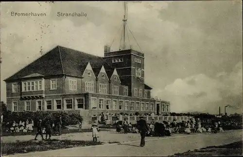 Ak Bremerhaven, Strandhalle