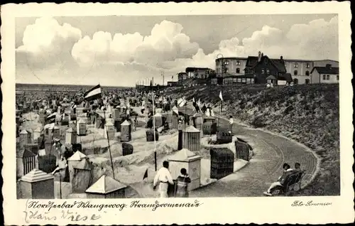 Ak Nordseebad Wangeroog Wangerooge in Ostfriesland, Strandpromenade