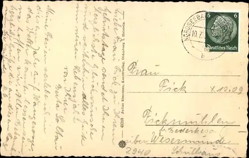 Ak Nordseebad Wangeroog Wangerooge in Ostfriesland, Strandpromenade