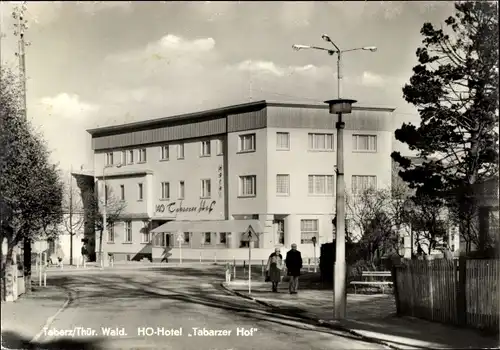 Ak Tabarz im Thüringer Wald, HO Hotel Tabarzer Hof