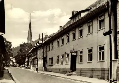 Ak Ilfeld am Harz Thüringen, Gaststätte Zur Krone