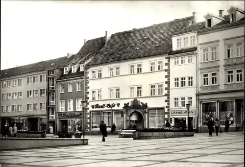 Ak Gotha in Thüringen, Neumarkt, Geschäfte, HOG Stadt Cafe