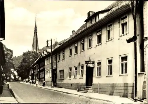 Ak Ilfeld am Harz Thüringen, Gaststätte Zur Krone