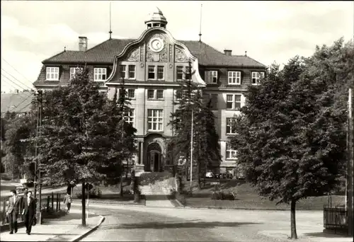 Ak Gotha in Thüringen, Ingenieurschule für Bauwesen, Außenansicht