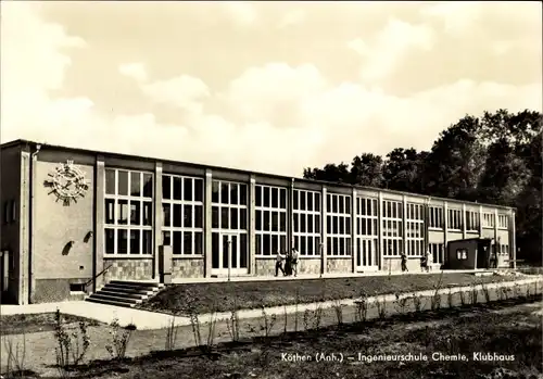 Ak Köthen in Anhalt, Ingenieurschule Chemie, Klubhaus
