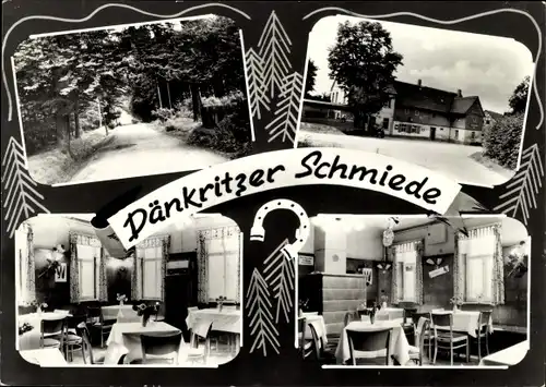 Ak Dänkritz Neukirchen in Sachsen, Konsum Gaststätte Dänkritzer Schmiede