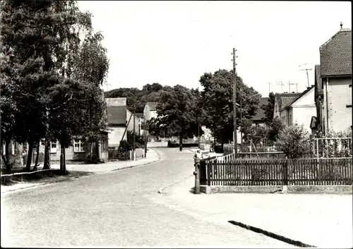 Ak Großsteinberg Parthenstein in Sachsen, Dorfstraße