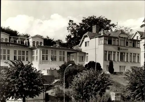 Ak Ostseebad Bansin Heringsdorf auf Usedom, FDGB-Erholungsheim Seeschloss