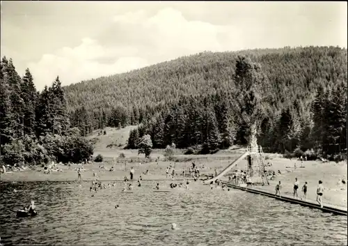 Ak Rohrbach in Thüringen, Waldbad