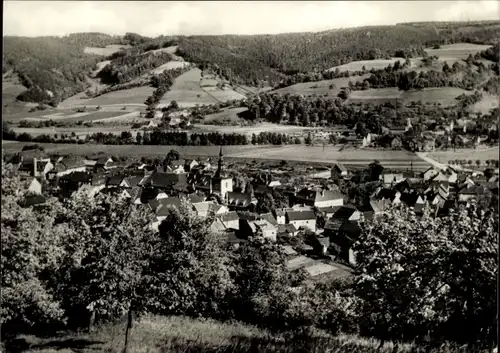 Ak Weißen Uhlstädt Kirchhasel Thüringen, Panorama