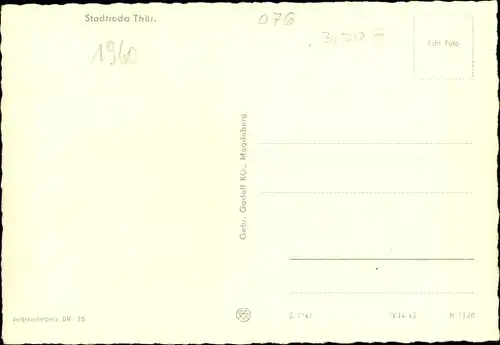 Ak Stadtroda in Thüringen, Panorama