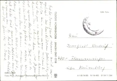 Ak Neuruppin in Brandenburg, Ortsansicht mit Kirche, Denkmal, Springbrunnen