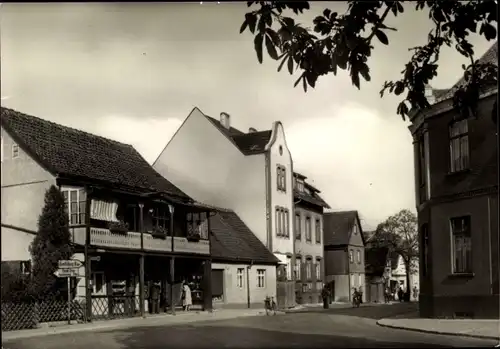 Ak Bad Suderode Quedlinburg im Harz, Bahnhofstraße mit Post