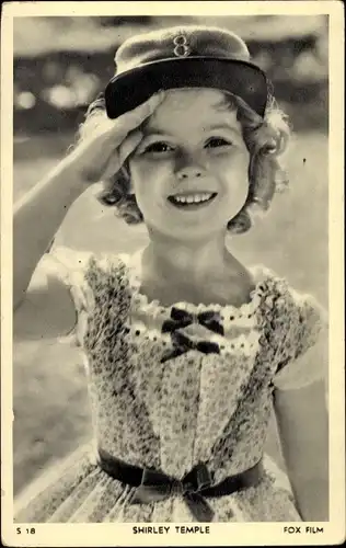 Ak Schauspielerin Shirley Temple, Portrait, Fox Film, S 18