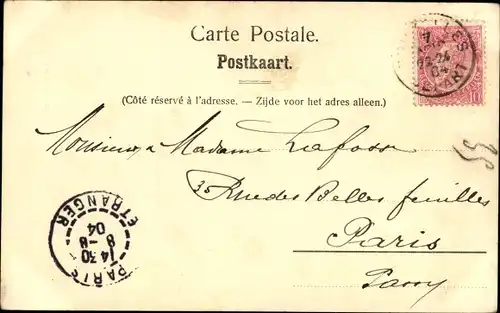 Ak Bruxelles Brüssel, Un coin du Parc