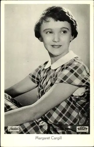 Ak Schauspielerin Margaret Cargill in Wochenend im Paradies