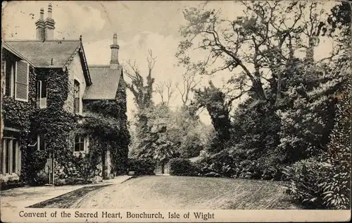 Ak Bonchurch Isle of Wight England, Kloster des Heiligen Herzens