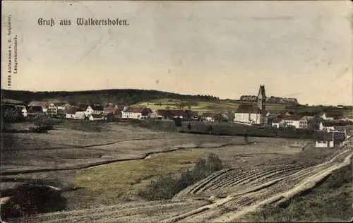 Ak Walkertshofen Augsburg in Schwaben, Panorama