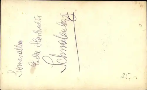 Ak Schauspieler Erich Fiedler, Autogramm