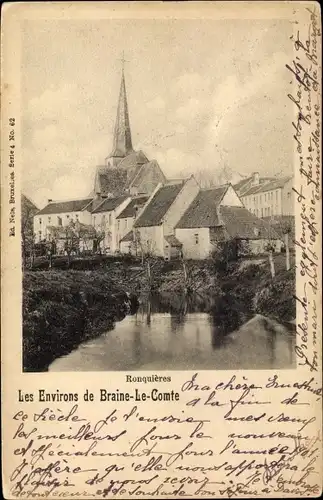 Ak Ronquières Braine le Comte Wallonien Hennegau Belgien, Umgebung Braine-Le-Comte