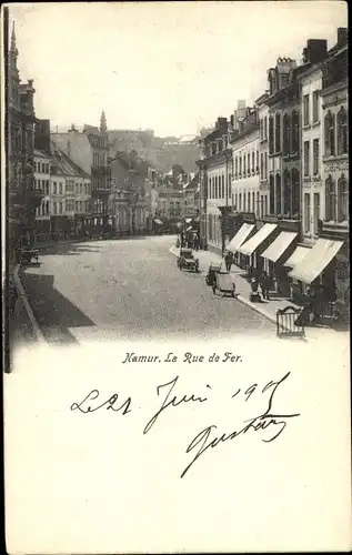 Ak Namur Wallonien, Die Eisenstraße