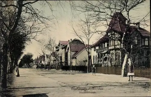 Ak Altkloster Buxtehude im Kreis Stade, Staderstraße