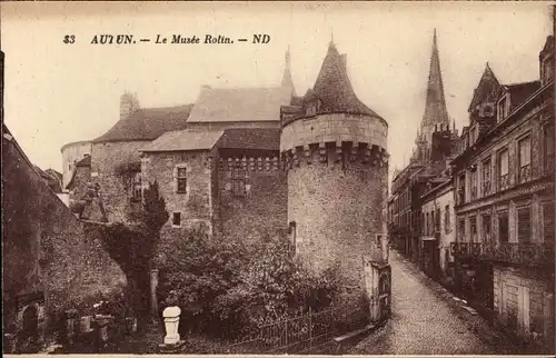 Ak Autun Saone-et-Loire, Das Rolin-Museum