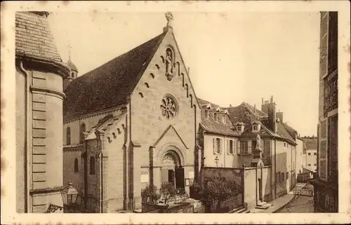 Ak Paray le Monial Saône et Loire, Kapelle Mariä Heimsuchung